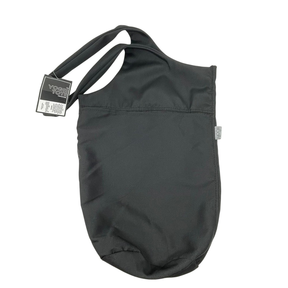 The Yogiii Tote Collection NEW Black Yoga Mat Tote Sling Bag w Tag Nylon - Picture 2 of 7